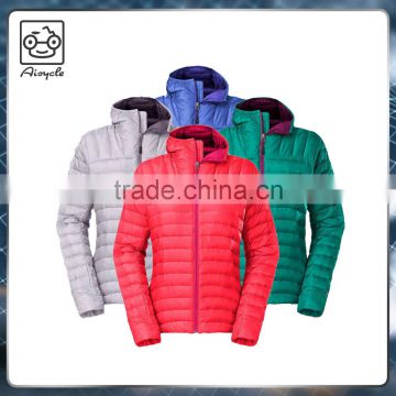Best quality women down jacket without hoody