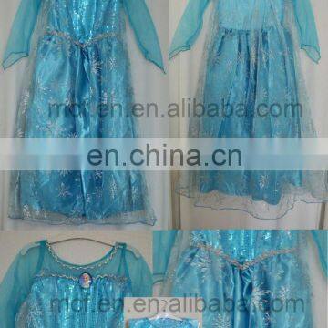 Wholesale high qaulity princess anna frozen costume dress KC-0011