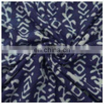 Indigo Blue fabric Hand Block Print Dabu fabric