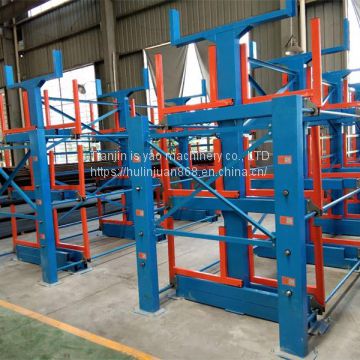 Little room for raw materials of telescopic cantilever shelf raw materials