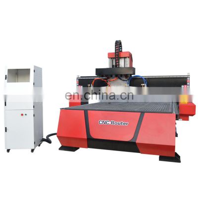 1325 Woodworking cnc router machine 2 heads 3 head and multi head wood cutter furniture industry