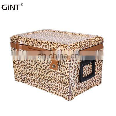 GiNT 50L Wholesale Factory Direct PP Plastic EPS Foam Leopard Fashion Design Ice Chest Cooler Box for Outdoor Camping