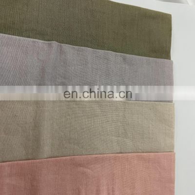 Customized  soft hand feel Cotton with linen cotton fabric with factory price