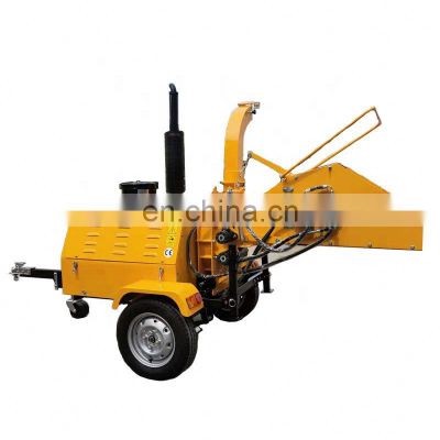 Self feeding 22hp Disc wood chipper for sale hydraulic wood chipper CE approved