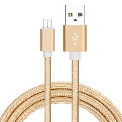 Usb type c cable 3a fast charging Fabric Weave Braided Nylon Micro USB cable android  for Samsung