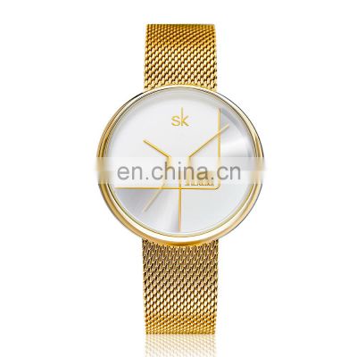 SHENGKE Charm Lady Wristwatch Delicate Wristwatch Stainless Steel Mesh Band Japan Quartz Female Reloj Para Mujer  K0105L