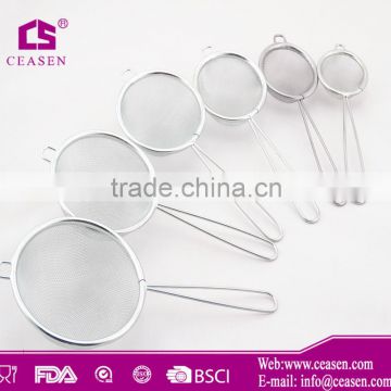 Stainless steel food and vegetable strainer