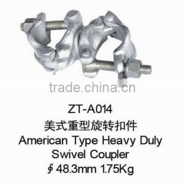 American Type Scaffolding Heavy Duty Swivel Coupler ZT-A014