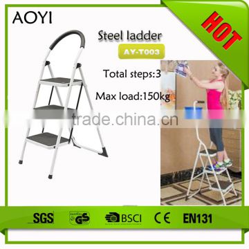 china manufacturer indoor steel wide step ladders