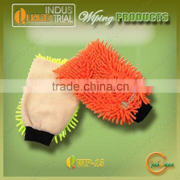 Multicolor customized car care for car cleaning mitt and gloves with free sample online sale