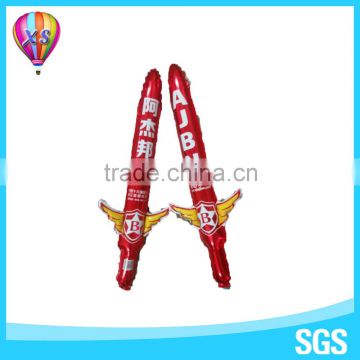 2016 Alien advertisement foil balloon with sword shape for promotion and advertisement