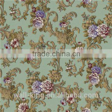 new design of beautiful natural flower wall paper