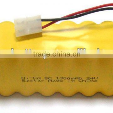 SC size 24V 1300mAh Ni-Cd Battery Pack for Power tools