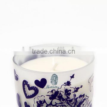 Popular candle glass sale China glass candle holder cheap candle