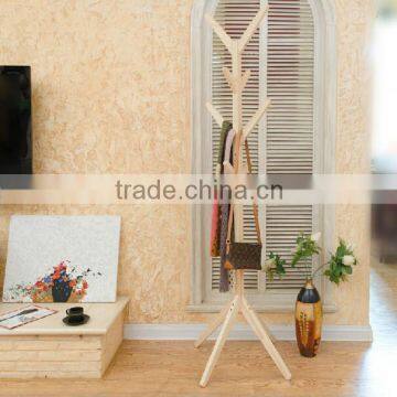 hot sale factory outlet wood hat and coat rack