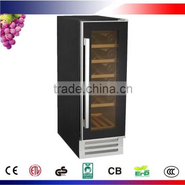 18 Bottles Single Zone Compressor Wine Refrigerators JC-58EQ