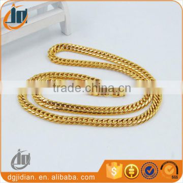 Stainless steel Double Cuban Link Chain