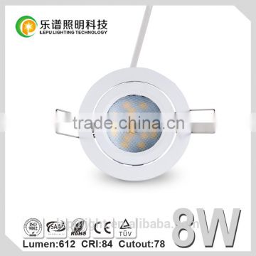 Innovative dimmable indoor D82 H27mm 8w 15w led smd downlight