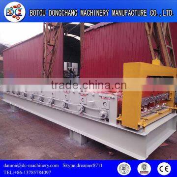 High speed roof color steel glazed roof tile roll forming machine for metal building