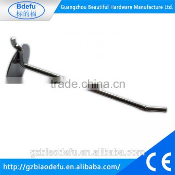 100-300mm Chrome plating Single pegboard hook with block piece