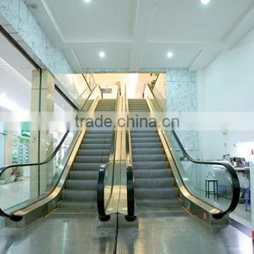 Safety moving sidewal shopping mall escalator