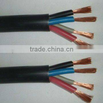 RVV 4 core cable with high quality copper 300/500V