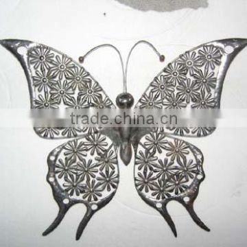 wrought iron crafts Hanging Art Home Decor Garden Ornament metal butterfly wall decoration
