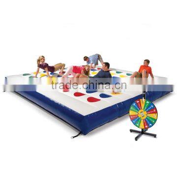 Hola giant twister gamer/twister game for adults/inflatable twister game