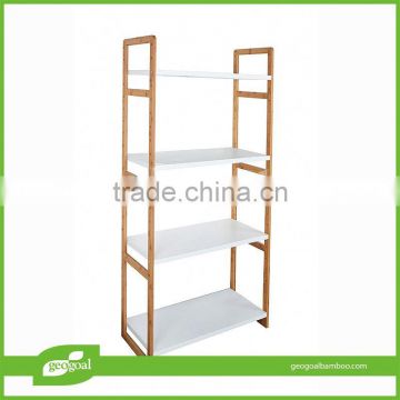 free standing shelving units/bamboo free standing shelving