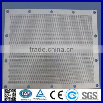 Galvanized Round hole Perforated sheet fence