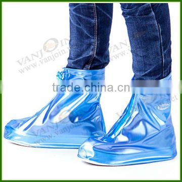 Transparent PVC Traveling Boot Covers in High and Flat Heel