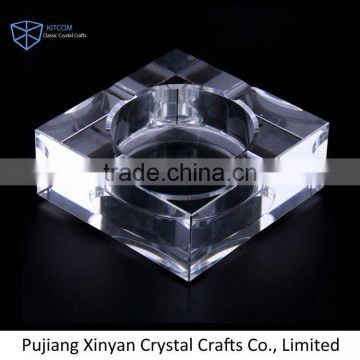 New Arrival custom design decorative crystal ashtray from China