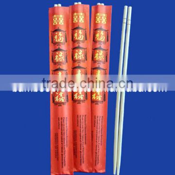 High-quality red paper wrapped disposable bamboo chopsticks