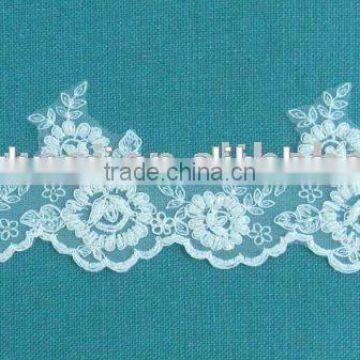 Durable nylon lace trim