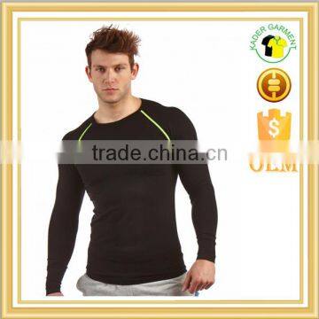 Polyester Dry Fit Running T shirt Custom Logo Plain Slim Fit Sport T shirt OEM