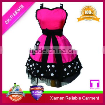 Good quality wholesale blank cotton waterproof aprons for adults