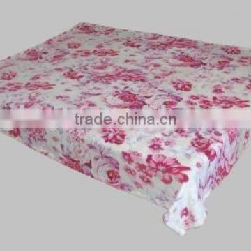 Printed Coral Fleece Blanket (Floral)