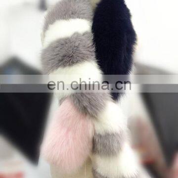 High Quality Nice Real Fox Fur Luxury Scarf
