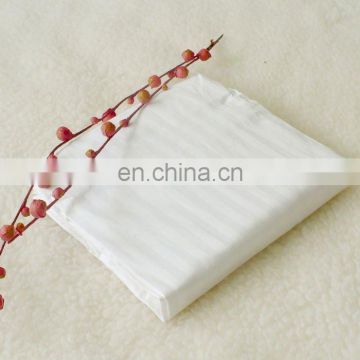 100% cotton white stripe bed sheet/flat sheet/stripe fabric for hotel,hospital