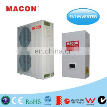Macon new split EVI inverter heat pump water heater  for Canada with ETL