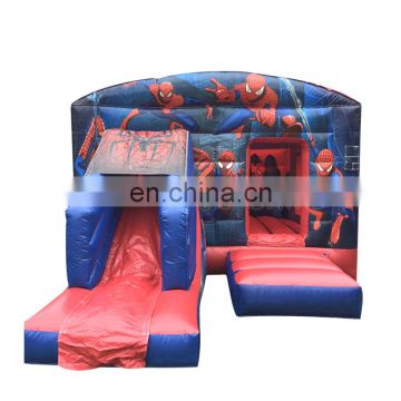Inflatable Bouncy Castle Jumping Bouncer Spiderman Bounce House With Slide