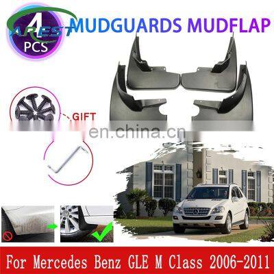 4x for Mercedes Benz GLE M Class W164 2006~2011 Mudguards Mudflaps Fender Mud Flap Splash Mud Guards Protect Wheel Accessories