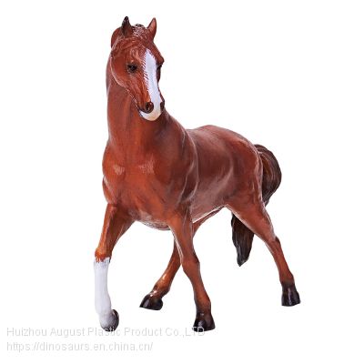 Customs Education Toys PVC Soft Simulation Animal Toys Arabian Horse Safe Gifts For Children