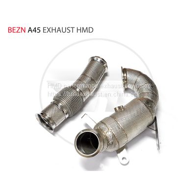 Exhaust Manifold Downpipe for Benz A45 Car Accessories With Catalytic converter Header Without cat pipe whatsapp008618023549615