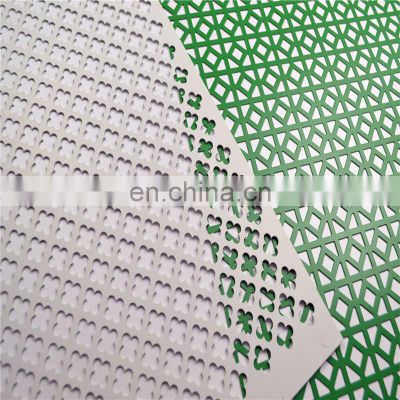 perforated metal basket diamond shaped opening perforated metal sheet
