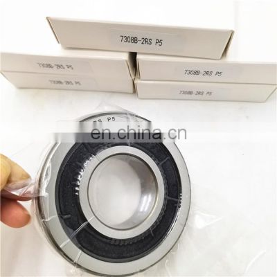 High speed low noise angular contact ball bearing 7308-B-XL-2RS-TVP P5 precision bearing for motor engine 7308B-2RS bearing
