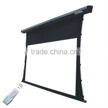 16:9 electric tab tension projector screen high quality competitive price China factory supply directly!!!