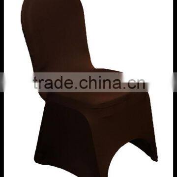 spandex elastic polyester black stretch chair cover with front arch for every events