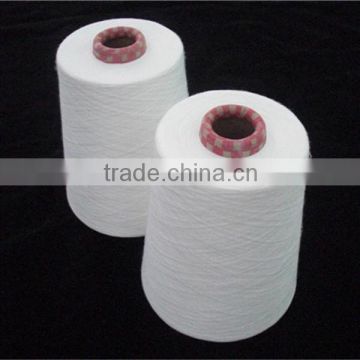 TC 65/35 polyester cotton yarn raw white 40s/1