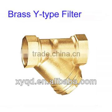 2 inch water gas BBP thread in-line check ball valve spring vertical and Y type strainer